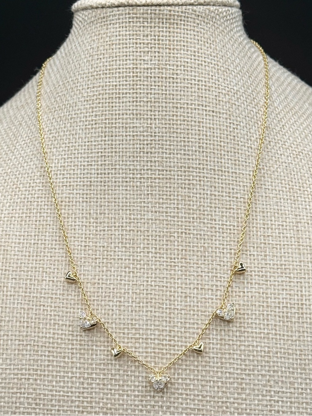 Kendra Scott Haven Heart Crystal Choker Necklace, 16" + 3" extender